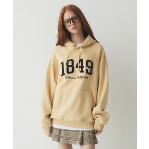 [후아유] Big Lette Patch Hoodie(Bushed) / WHMHE4T12U