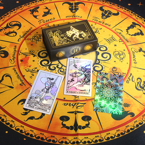 더풀타로 프리즘 플라워 타로카드 the fool tarot prism flower hologram tarot card