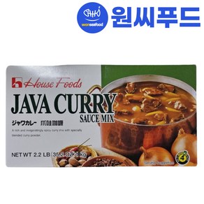 하우스 자바카레 소스믹스 1kg 대용량, 1개