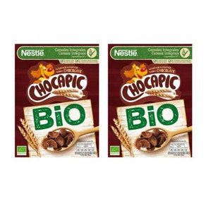 Nestle Chocapic 네슬레 초카픽 포르투갈 바이오 초콜릿 홀그레인 통밀 시리얼 330g 2팩, 2개