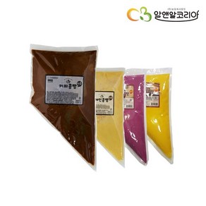 알앤알 커피 콩빵 반죽 5kg(1kg X 5개) 옵션 선택(커피 플레인 바나나 고구마 초코)머핀 커피콩빵 팬케익 반죽, 반죽 커피맛 1kg X 5개, 5개, 1kg