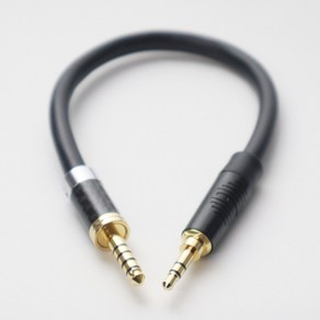 카나레 수제작 4.4mm to 3.5mm 수수 케이블 DAC DAP 앰프 (길이선택), 20cm