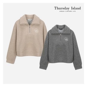 써스데이아일랜드 Thusday Island 카라넥 스웨트셔츠 T228MST233W