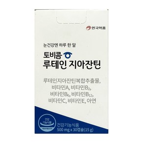 토비콤 루테인 지아잔틴, 30정, 4개