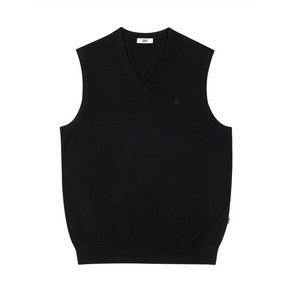 [닥스] 남성 베스트 2024FW 워셔블 울 솔리드 브이넥 블랙 DKW1SWVE150 K1 VEST