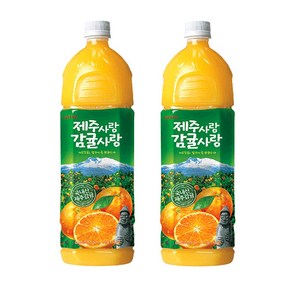 롯데 제주사랑 감귤사랑 1.5 x 12펫, 1.5L