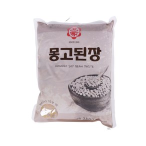 몽고 시골 전통 옛날 콩 업소용 고깃집 맛있는 재래 식 된장 된장 2kg, 1개