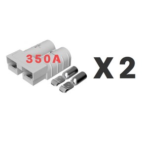 앤더슨 단자 커넥터 파워뱅크 연결 케이블 50A 120A 175A 350A, 1개