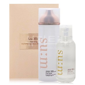 숨37 선 어웨이 멀티 이펙트 선블럭100ml + 클레징워터 세트, 1개, 100ml