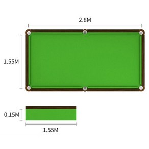 당구대천 당구 테이블 천 펠트 스누커 액세서리 여덟 공 섬유 놀이 스포츠 커버 실내 보호 게임 풀, 03 3, 1개