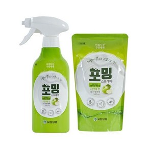 유한양행 주방세제 포밍 스프레이 용기485ml + 리필500ml, 1개