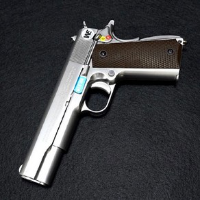 [건스토리] WE 신형 GEN2 콜트 M1911A1 Full Metal Chrome Ver. 실버