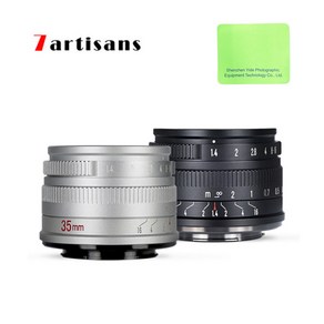 7artisans APS-C MF 35mm F1.4 단렌즈 미러리스 카메라용 소니 캐논 후지 M43 니콘 마운트