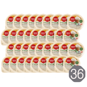 햇반 유기농쌀밥, 130g, 36개