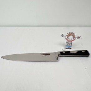 달라피아자 일체형 식칼 식도 올스텐 주방칼 쉐프 나이프, 1개, 블랙