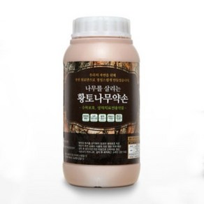 황토나무의사 수목 영양 치료 보호제 나무약손 1.5kg 수간 수목 조경 바른황토, 1개, 1L