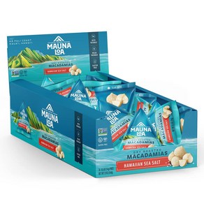 Mauna Loa Dy 마우나로아 솔티드 마카다미아 삼각팩 14g 24팩입 Hawaiian Sea Salt, 1개