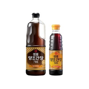 샘표 양조간장 701 1.7L + 501 500ml(증정 )기획세트, 1개