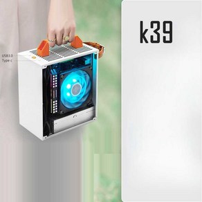 SGPC K39 A4 1U ITX 미니 ATX 휴대용 케이스 전원 박스, 1개