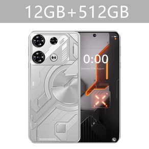 GT10 프로 스마트폰 듀얼 SIM 휴대폰 안드로이드 언락 5G 7.3 인치 HD 16G + 1TB 7000mAh, 06 Silve 12GB 512GB, 없음