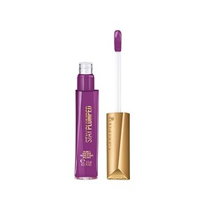 림멜 Rimmel Stay Plumped 립 글로스 841 비터스위트 Plum 1팩, 1개