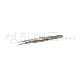 (KASCO)안과핀셋 곡 10cm (Iis Fcps cvd)50-2000-1LP, 1개