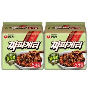 진한 짜장 맛 짜파게티 봉지라면, 10개