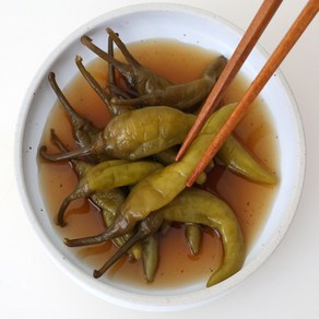 [여우마을 수제반찬] 더 맛있는 간장고추장아찌 고추장아찌, 1kg, 1개