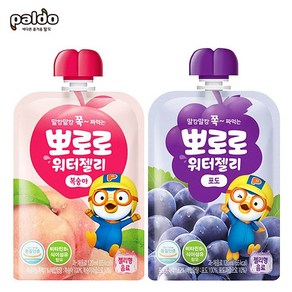 팔도 뽀로로 워터젤리 120ml x 10개 유아음료 젤리음료