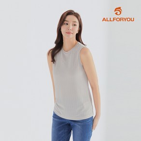 [올포유] [모델착장] 여성 큐빅 장식 민소매 티셔츠 ALTSL3451-509_G