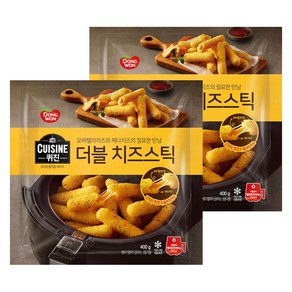 동원 퀴진 더블 치즈스틱400g, 2개, 400g