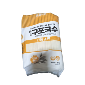 몽고식품 구포국수 진공소면, 3kg, 5개