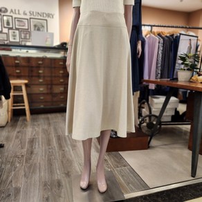 BCBG [올앤선드리] 티난 린넨 SK 스커트 _ A4M3S202 77 [OATMEAL]