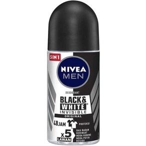 니베아 Nivea MEN 48h 맨 블랙앤화이트 데오드란트, 1개, 50ml