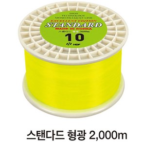 해동 루어 낚시줄 모노라인 형광2000m 1.5호-12호, HL-1591 형광1.5호, 1개