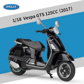 바이크 다이캐스트 모형 프라모델 1:18 피아지오 베스파 2014 946 수집 오토바이 로마 휴일, Vespa GTS 125CC_2