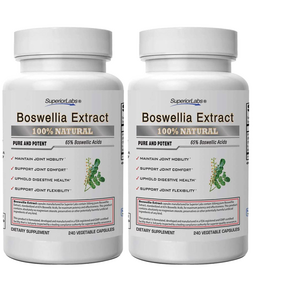 [2개 묶음] 슈페리어랩스 Supeio Labs 보스웰리아 추출물 500mg 240정, 2개, 1