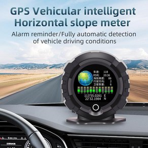 자동차 실시간 X95 HUD GPS 속도계 MPH km/h 나침반 경사 미터 경사계