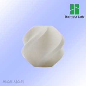 [뱀부] PLA Basic (스풀포함) 필라멘트 3D프린터용 Bambu Lab filament, 화이트