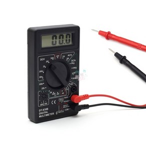 디지털 멀티미터 DT9205A 콘덴서 메가 전기테스터기, 1개