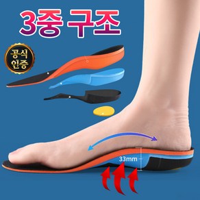 블루프라임 기능성 깔창 대한척추학회 인증