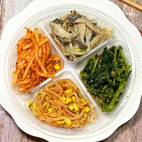 [당일조리] 가정식 수제반찬 비빔나물 4종, 태양-비빔나물 4종 300g, 300g