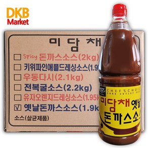 미담채 옛날돈까스 소스 박스 (1.9kg ), 1박스, 15.2kg