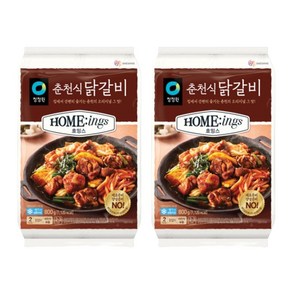 청정원 호밍스 밀키트 춘천 닭갈비 800g, 2개