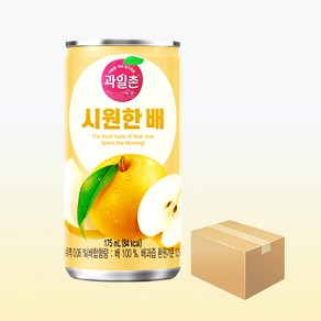 과일촌 시원한 배 175ml X 30캔 (1박스)/해태 배음료