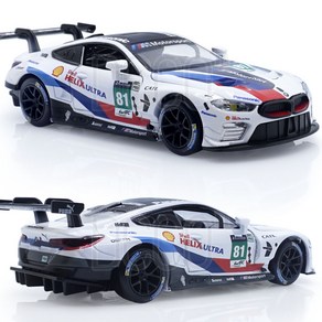 RMZ 1:32 BMW M8 GTE 레이싱카 사운드 미니카 풀백 다이캐스트 알엠지