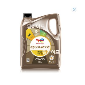 [딜라이프] 토탈쿼츠 INEO HKR C2 0W30 6L, 1개