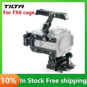 TILTA FX6 케이지 ES-T20-C-V 카메라 리그 고급 키트 소니 V 마운트 상단 핸들용