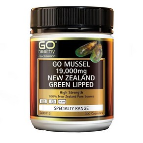 고 헬시 홍합 19000mg 뉴질랜드 초록잎 홍합 go healthy mussel new zealand geen lipped, 1개, 300정