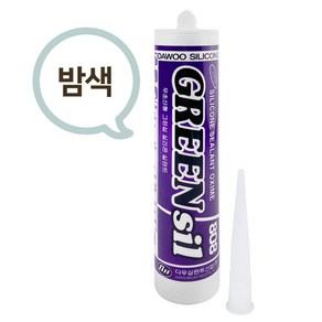 JSS&D 실리콘 270ml 밤색 비초산실리콘 실란트 밤색실리콘